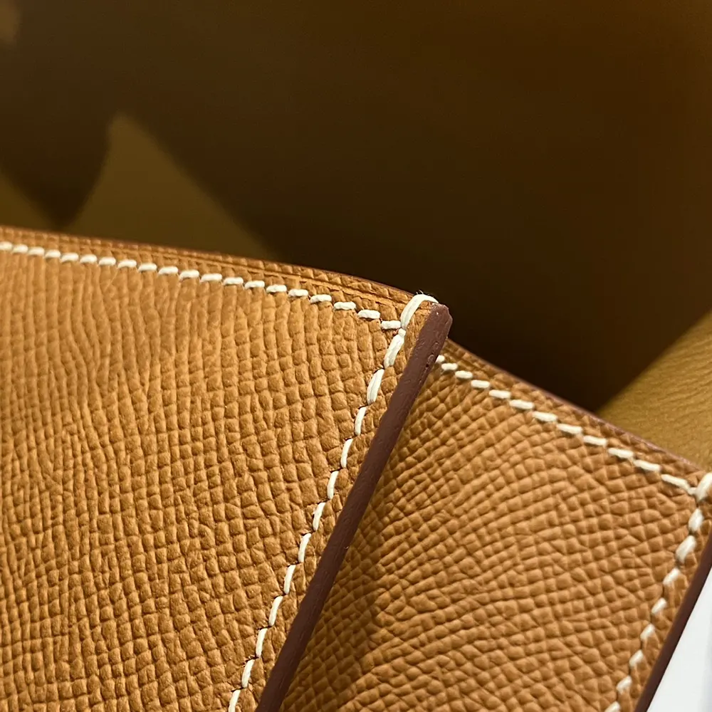 Hermes Women Constance Elan Epsom Gold-Brown - image 9