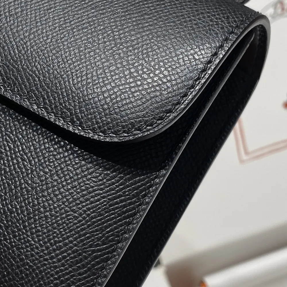 Hermes Women Constance Elan Epsom Silver-Black - image 9