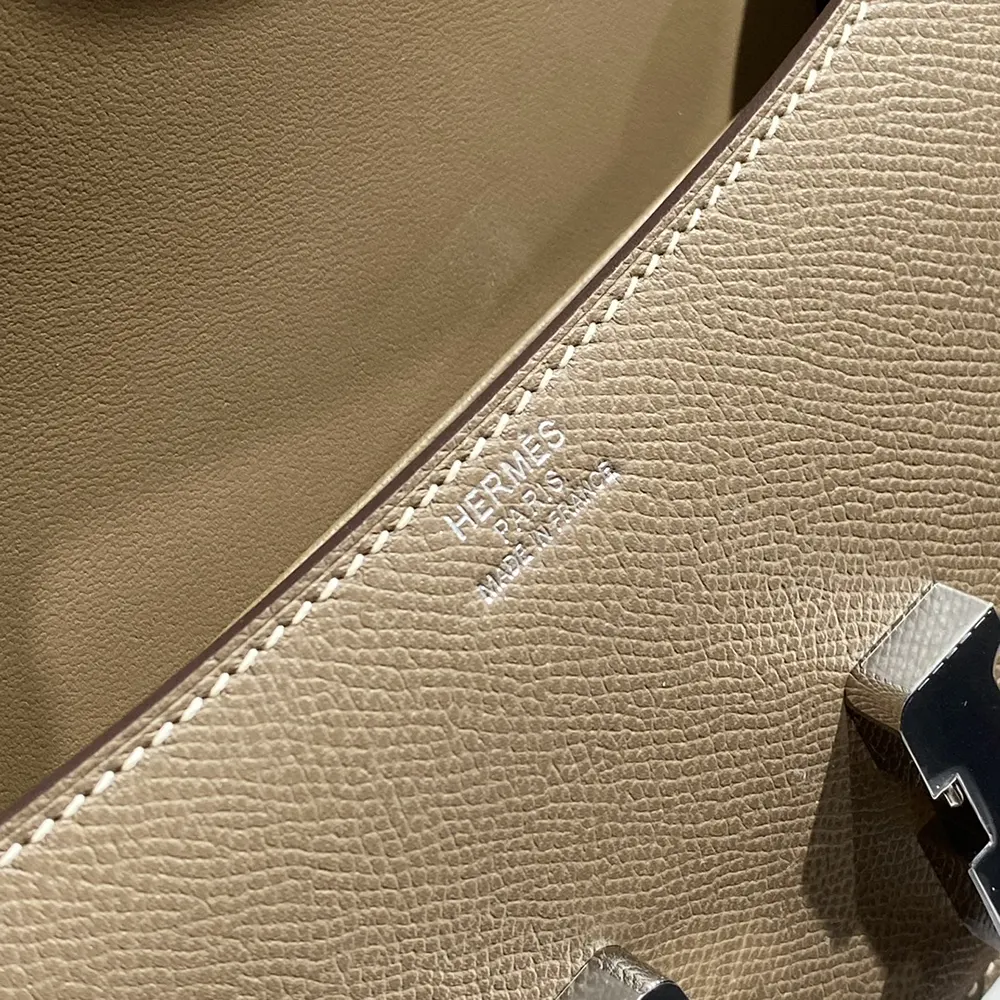 Hermes Women Constance Elan Epsom Silver-Gray - image 10