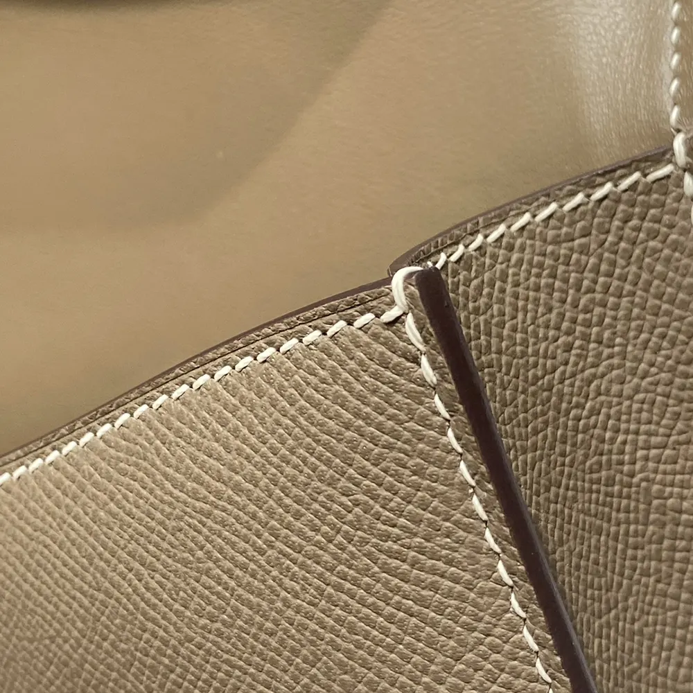 Hermes Women Constance Elan Epsom Silver-Gray - image 9
