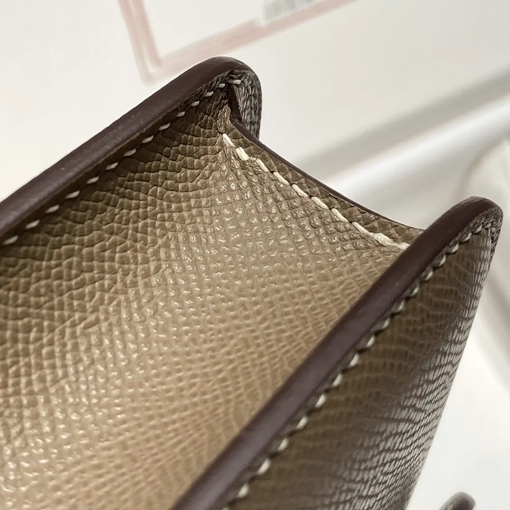 Hermes Women Constance Elan Epsom Gold-Gray - image 6