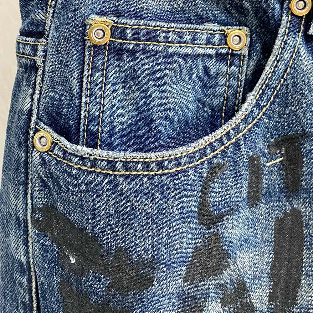 Balenciaga Men Folded Shorts in Dirty Vintage Blue - image 7