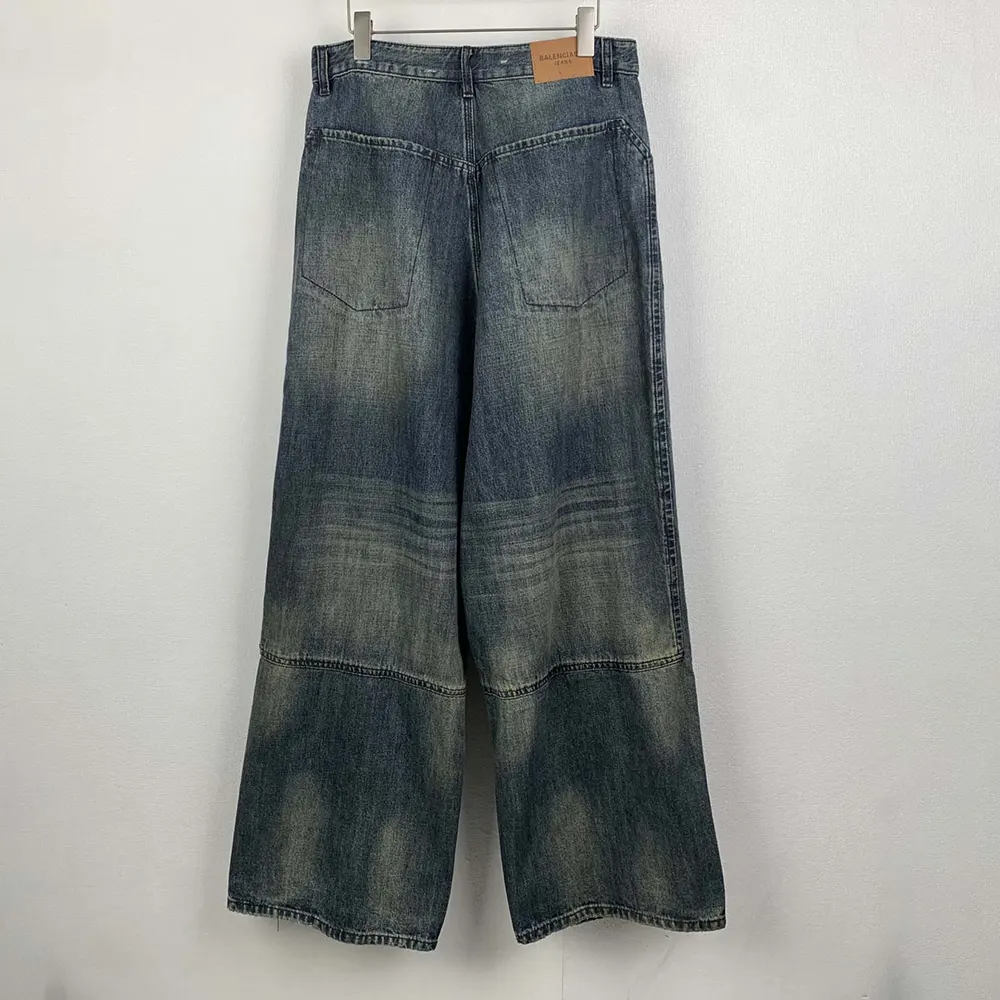 Side angle showing relaxed silhouette of Balenciaga Women Minimal Baggy Pants