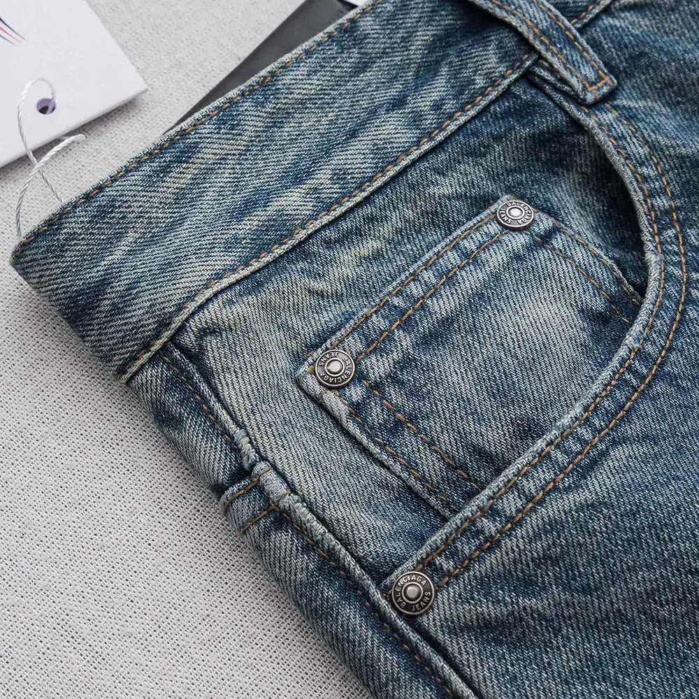 Balenciaga Women Regular Fit Jeans in Dirty Vintage Blue - image 5