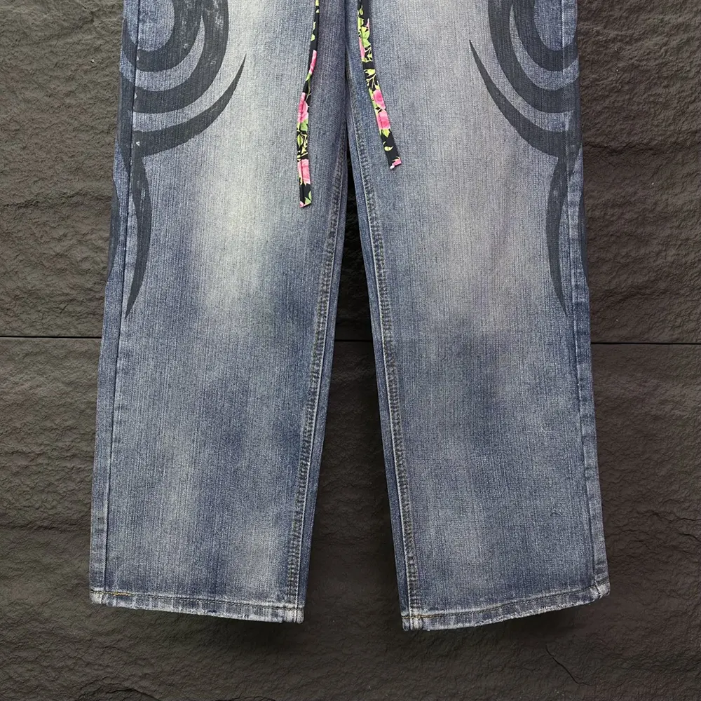Balenciaga Women Wide Leg Baggy Pants in Blue - image 13
