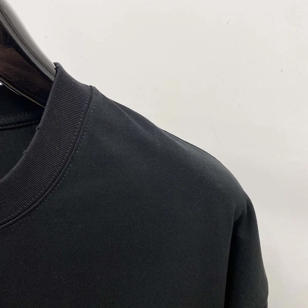 Balenciaga Men Back Medium Fit T-Shirt in Faded Black and Red Dry Jersey - image 5