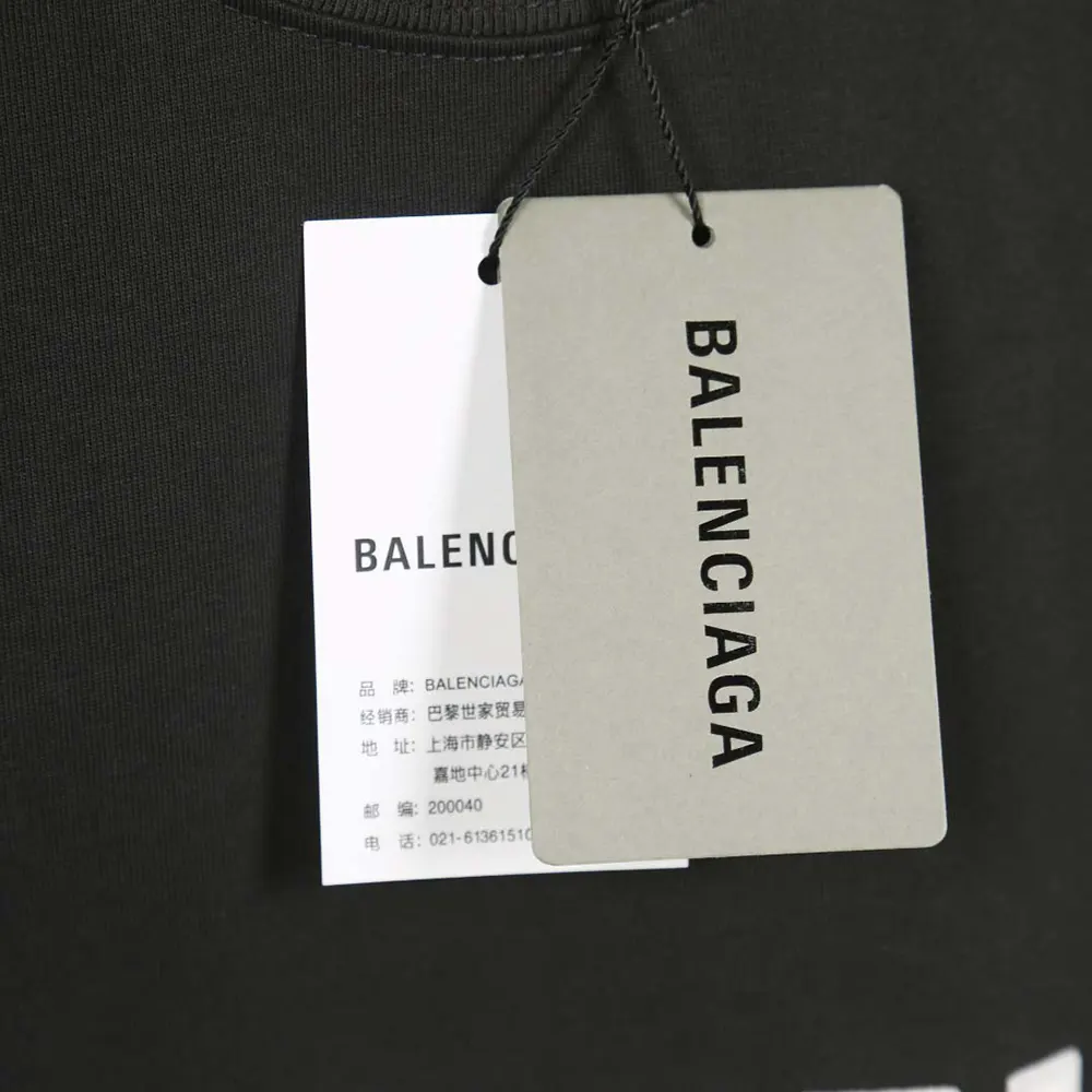 Balenciaga Women Basketball Series – Oversized T-Shirt In Washed Black Vintage Jersey - image 11