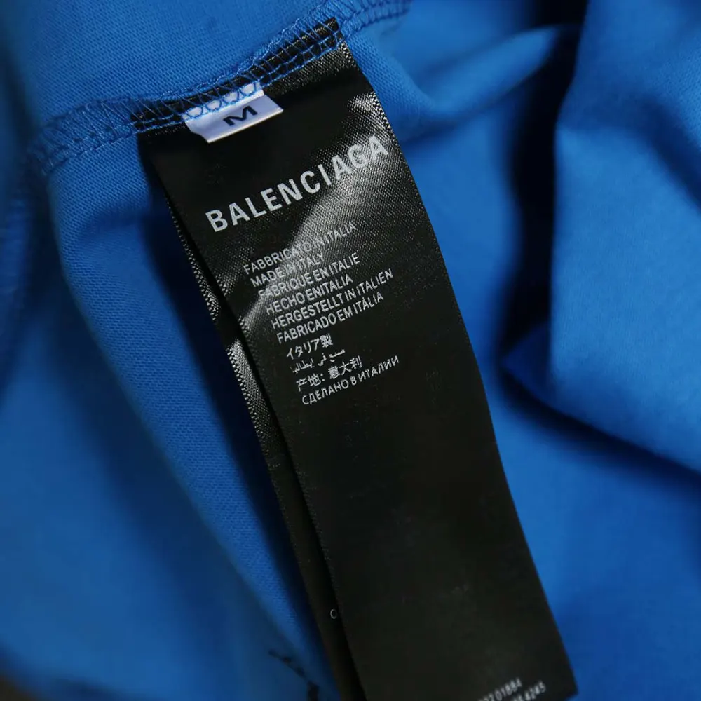 Balenciaga Men Basketball Series – Oversized T-Shirt In Washed Blue Vintage Jersey - image 11
