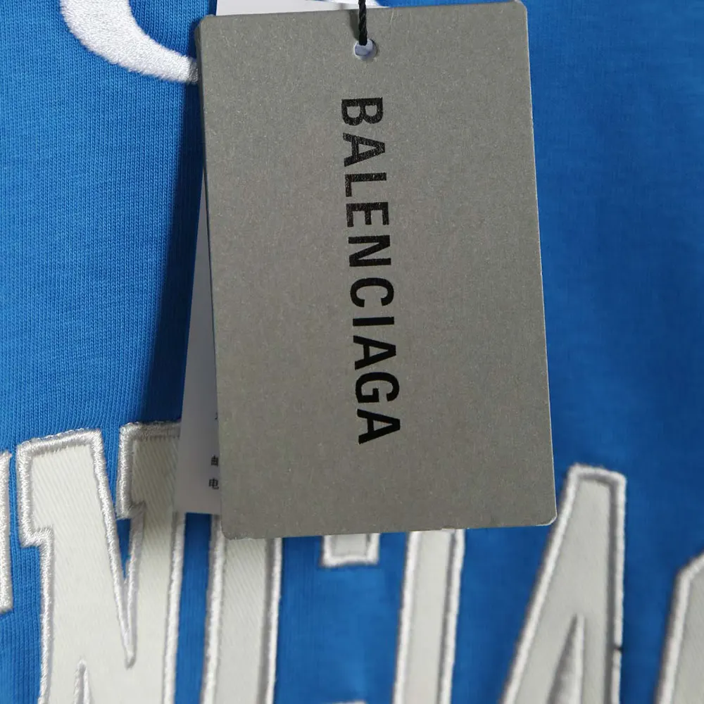 Balenciaga Men Basketball Series – Oversized T-Shirt In Washed Blue Vintage Jersey - image 10