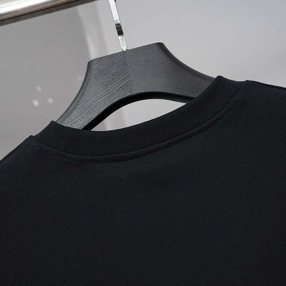 Balenciaga Men Paris Thunderstorm Oversized T-Shirt in Black Dry Jersey - image 5