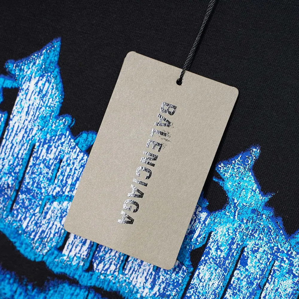 Balenciaga Men Paris Thunderstorm Oversized T-Shirt in Black Dry Jersey - image 13