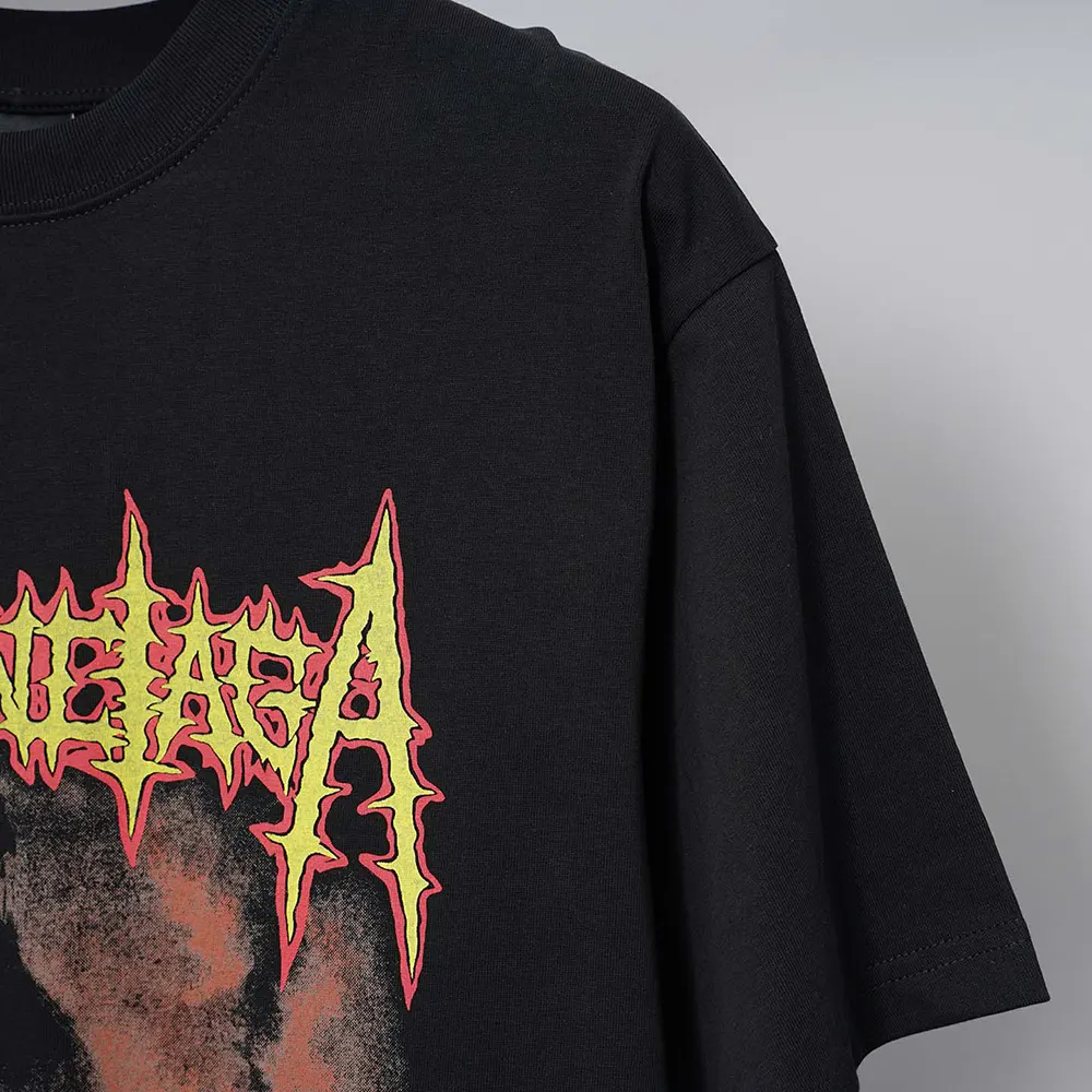 Balenciaga Women Sacré Coeur Oversized T-Shirt in Black Dry Jersey - image 7