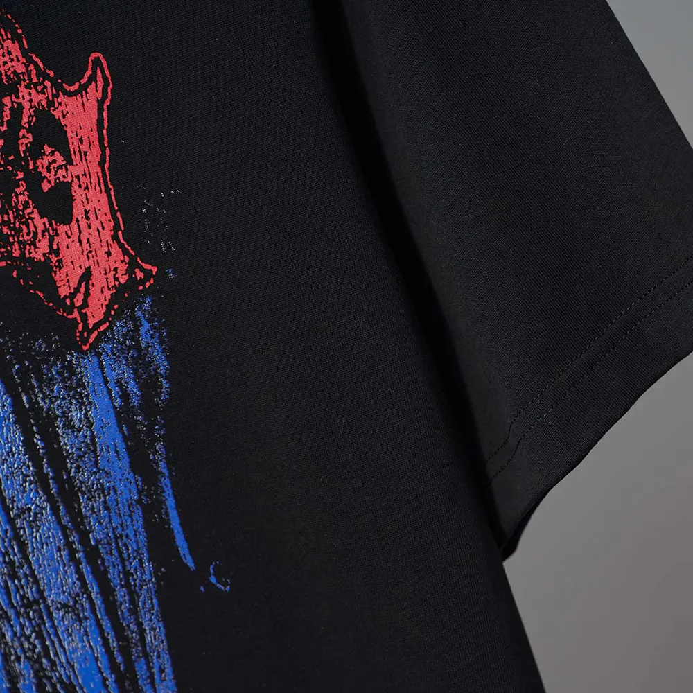 Balenciaga Men Salon De Couture Medium Fit T-Shirt in Black Dry Jersey - image 6
