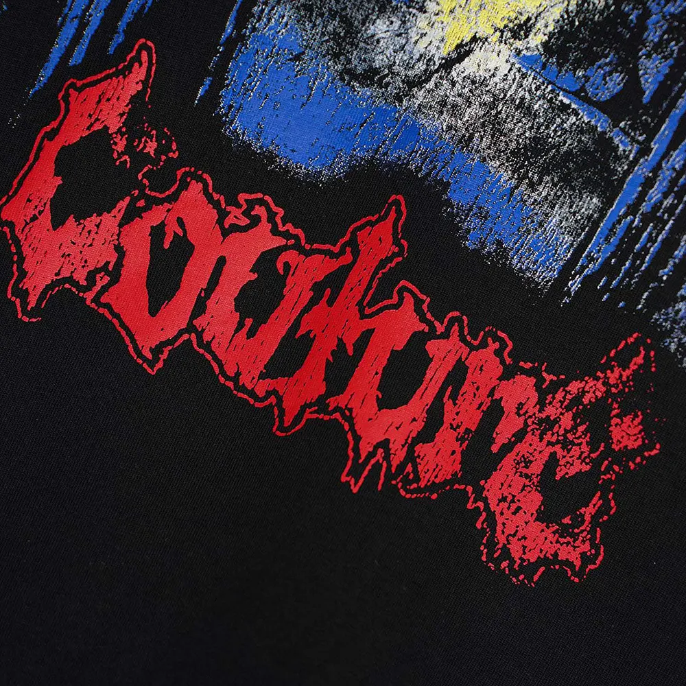 Balenciaga Men Salon De Couture Medium Fit T-Shirt in Black Dry Jersey - image 13