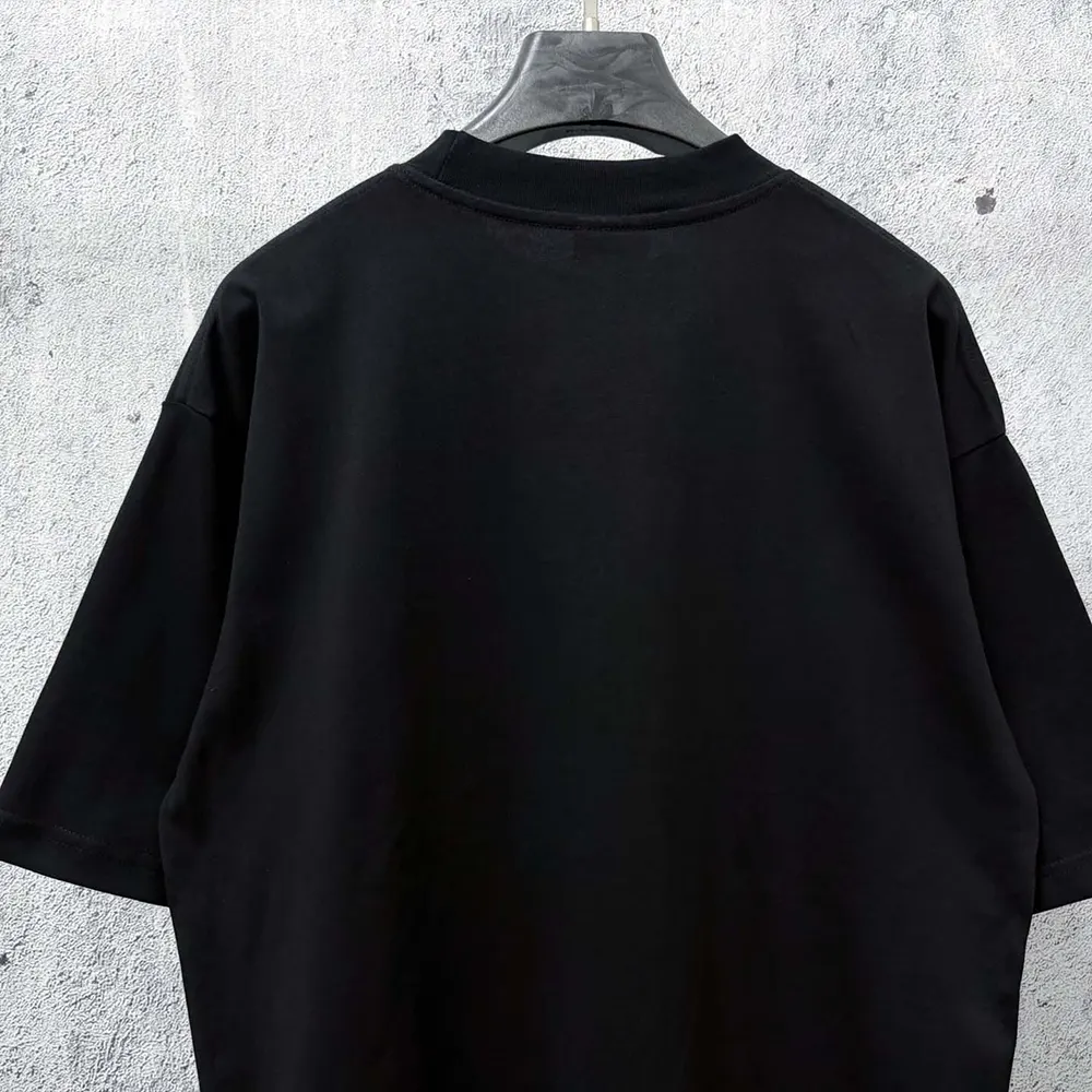 Balenciaga Men The Door Oversized T-Shirt in Black Dry Jersey - image 6