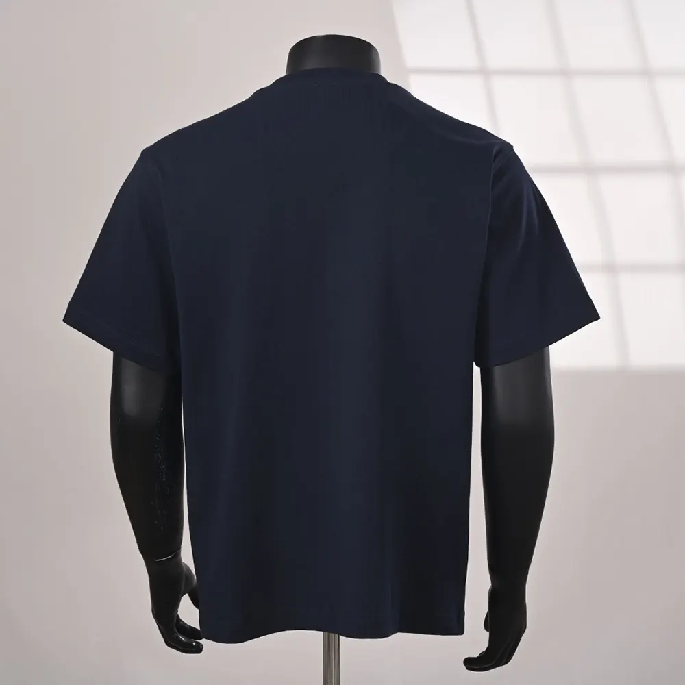 Burberry Women Check Flag Cotton T-shirt-Black - image 12