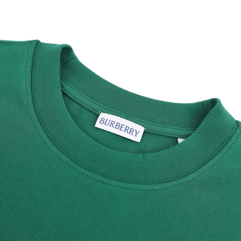 Burberry Women Knight Cotton T-shirt-Green - image 4