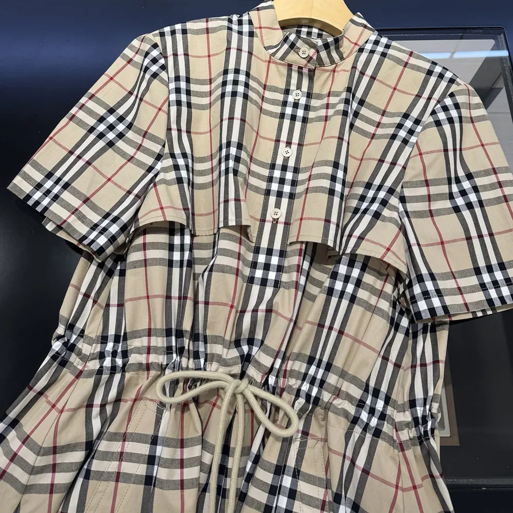 Burberry Women Check Cotton Dress - image 4