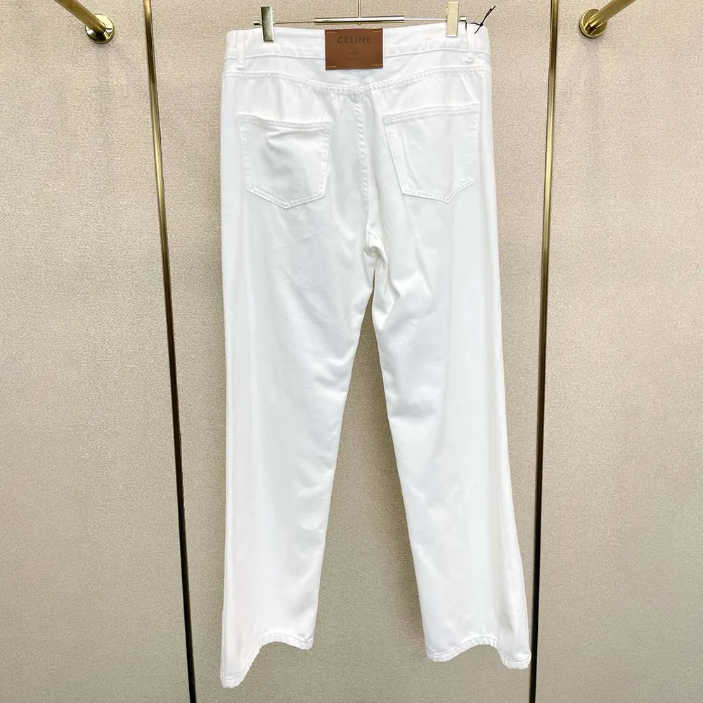 Back view showing relaxed silhouette of Celine Men Boyfriend Jeans 001