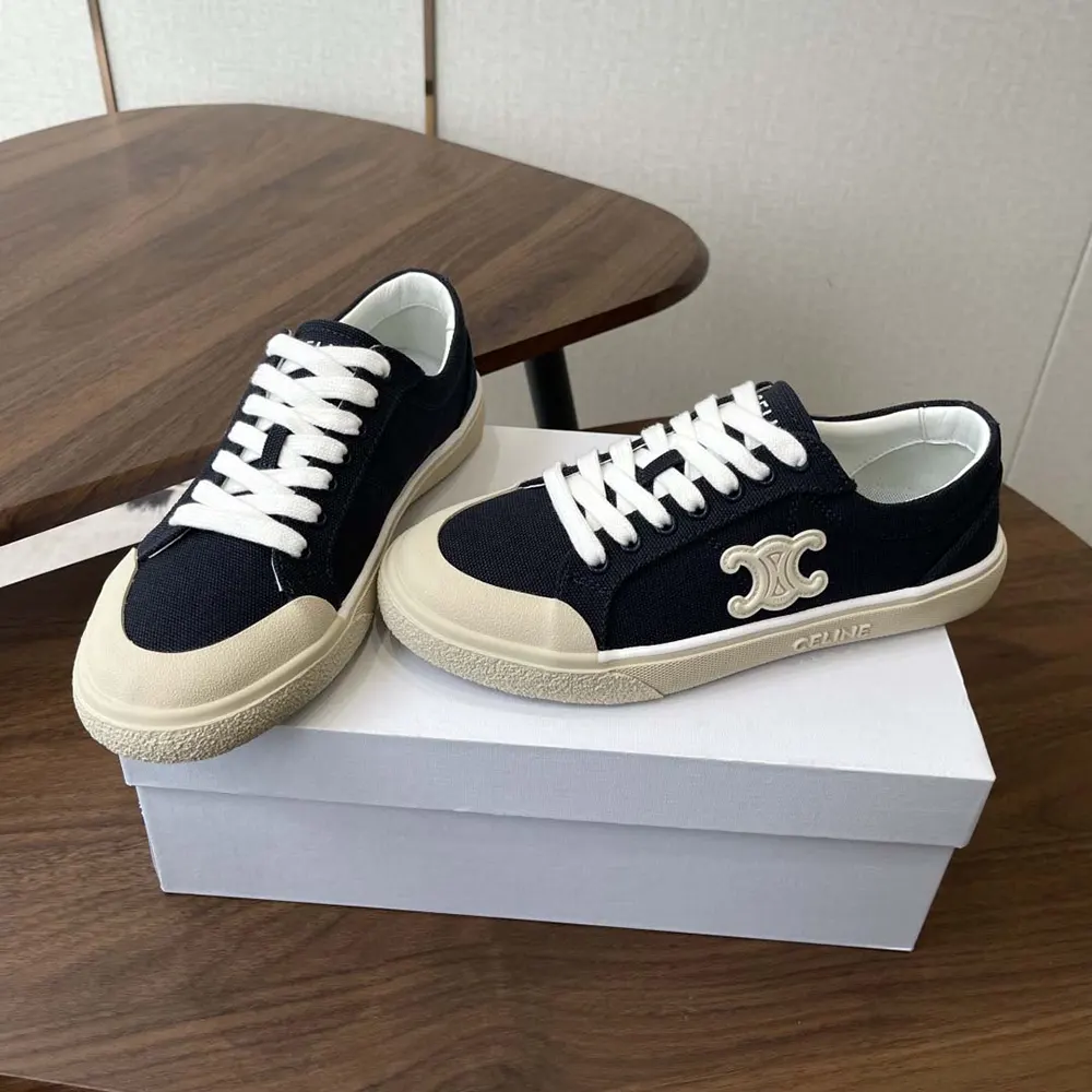 Celine Unisex Alan Sneaker With Triomphe in Canvas - image 5