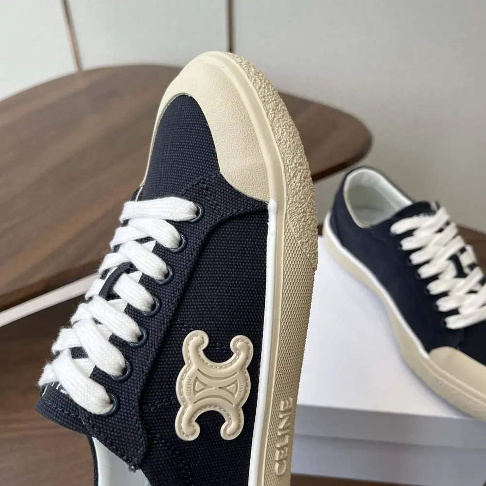 Celine Unisex Alan Sneaker With Triomphe in Canvas - image 8