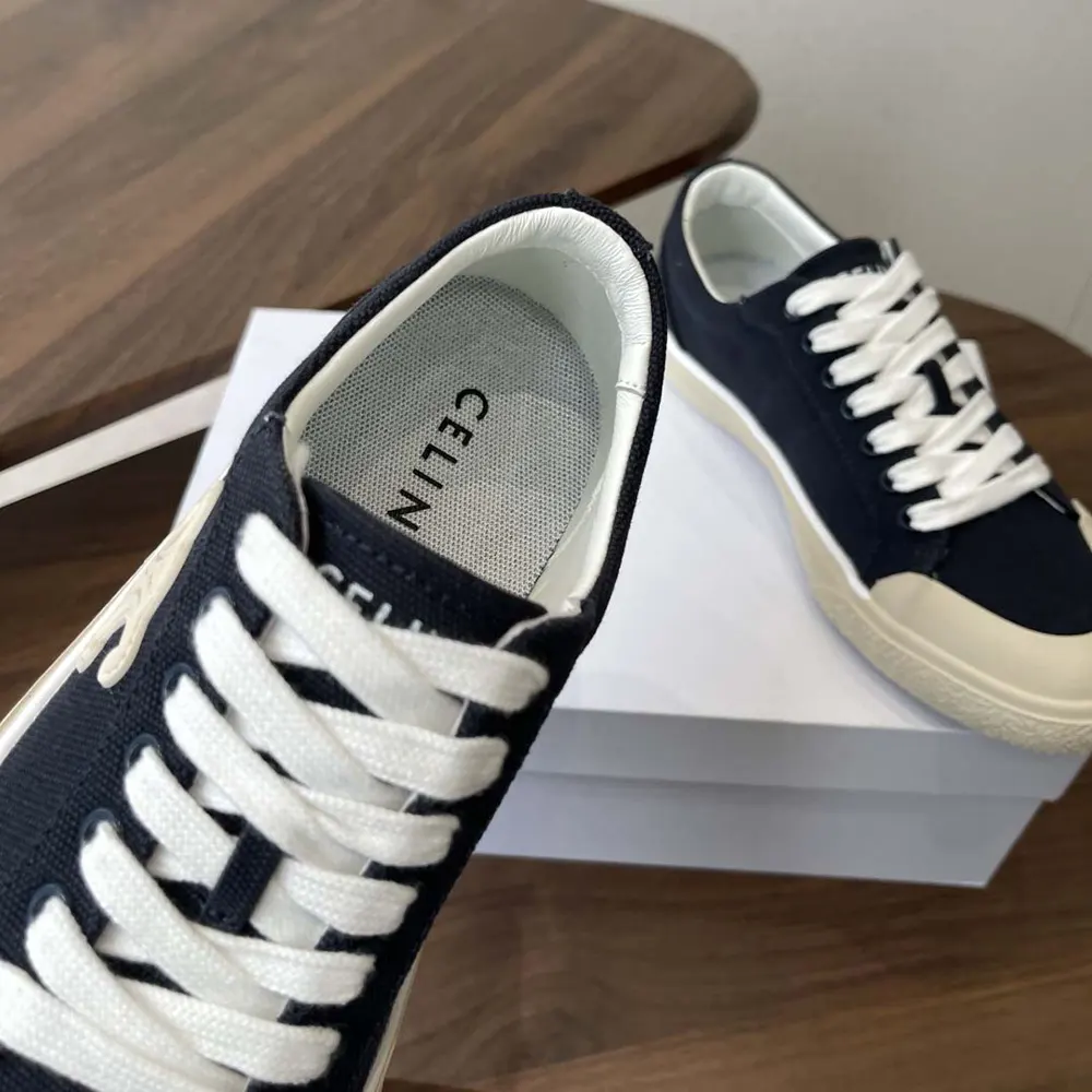 Celine Unisex Alan Sneaker With Triomphe in Canvas - image 9