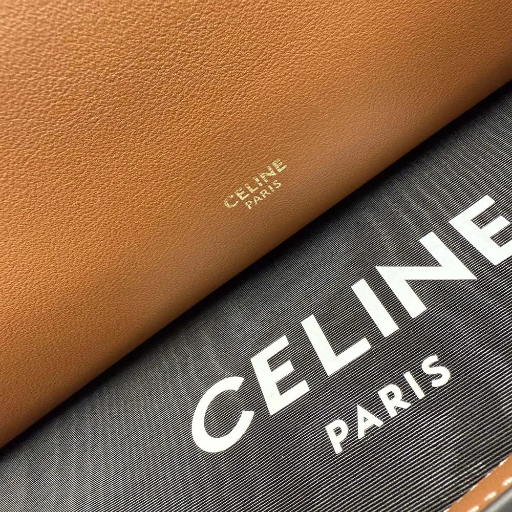 Celine Women Doctor’S Pouch in Supple Natural Calfskin-Brown - image 10