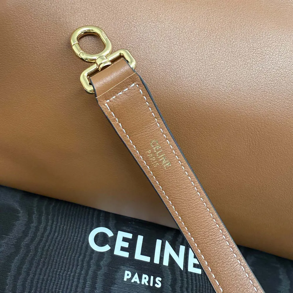 Celine Women Doctor’S Pouch in Supple Natural Calfskin-Brown - image 7