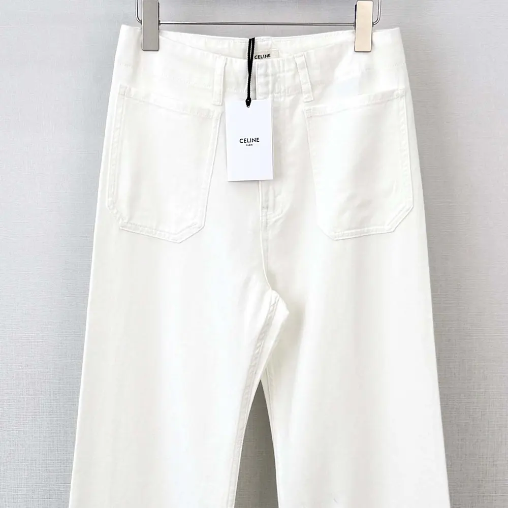 Celine Men Flare Jeans 004 in Indigo Denim - image 4