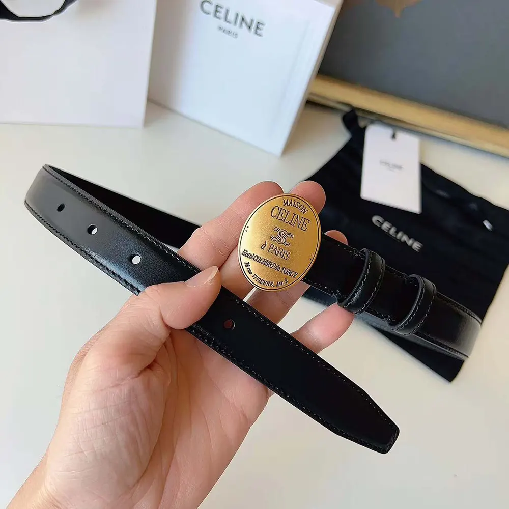 Celine Women Maison Celine Belt 13Mm in Taurillon Leather - image 5