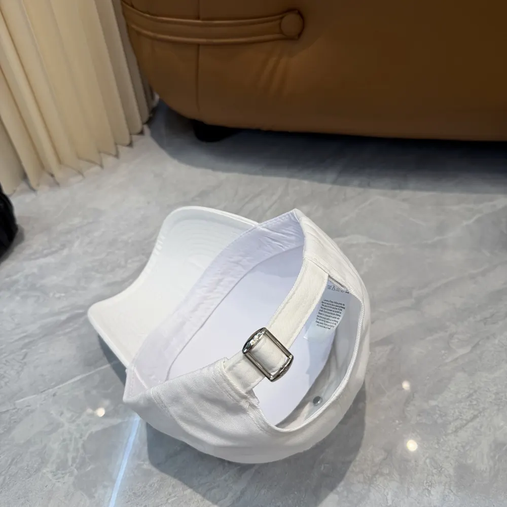 Celine Women Richelieu Cap In Cotton Twill-White - image 7