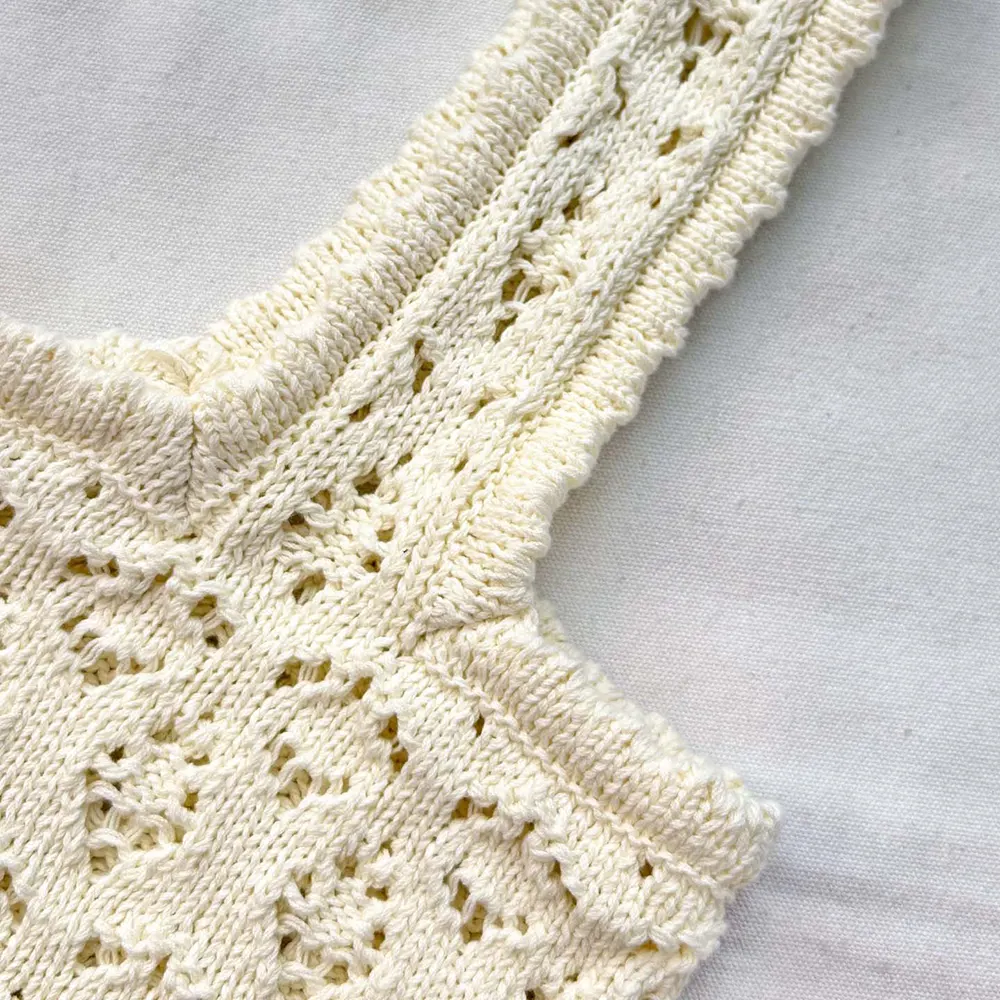 Celine Women Top in Cotton Pointelle - image 6