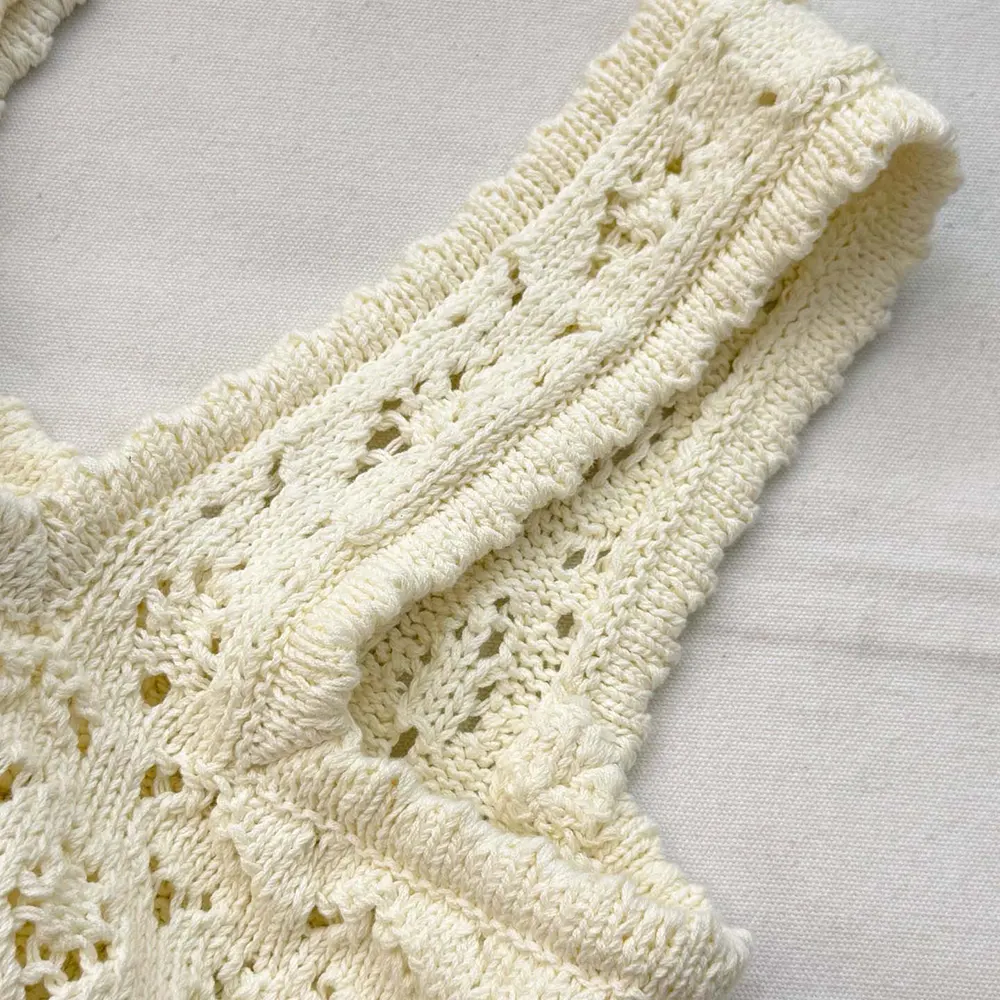 Celine Women Top in Cotton Pointelle - image 5