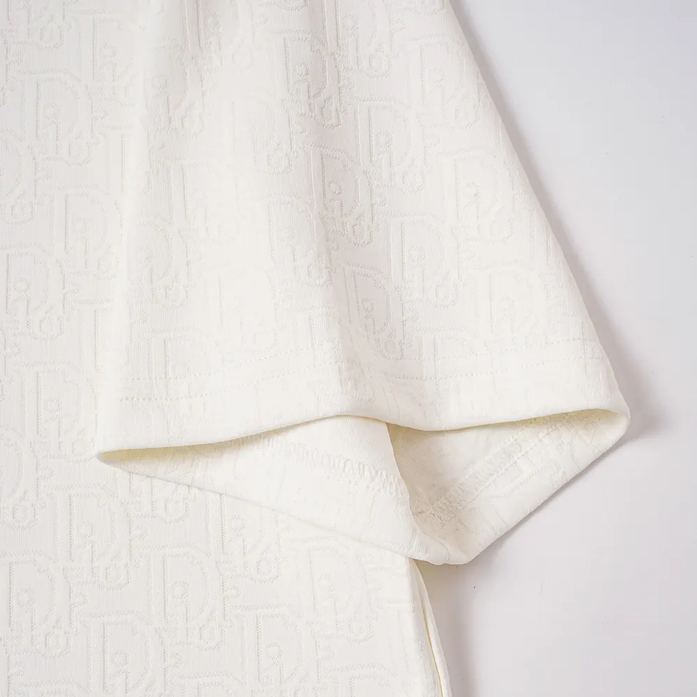 Dior Women Oblique T-Shirt Relaxed Fit White Cotton Jersey - image 9
