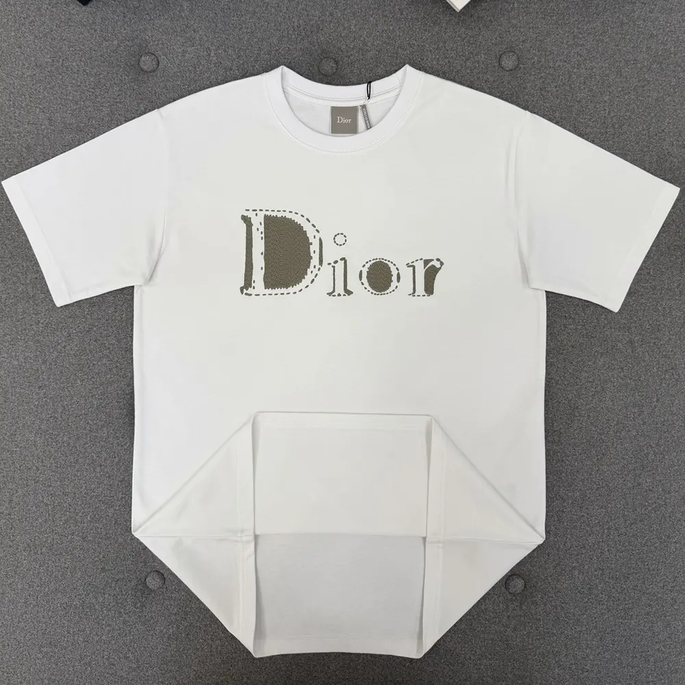 Dior Women Reverse T-Shirt Relaxed Fit White Cotton Jersey - image 5