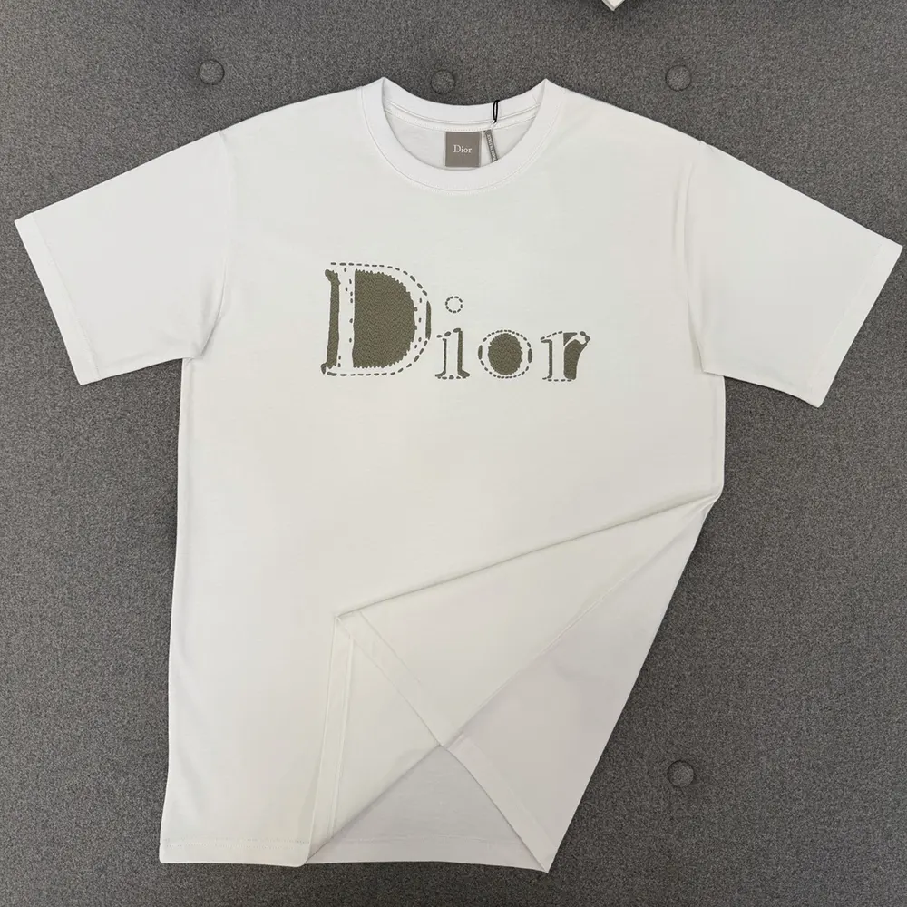 Dior Women Reverse T-Shirt Relaxed Fit White Cotton Jersey - image 4