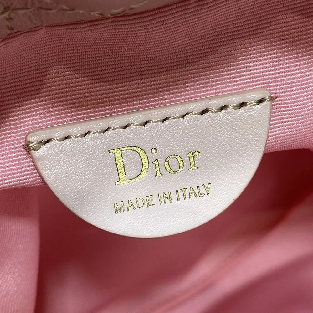 Dior Women Adiorable Mini Bucket Bag Soupir Pink Cannage Lambskin - image 10