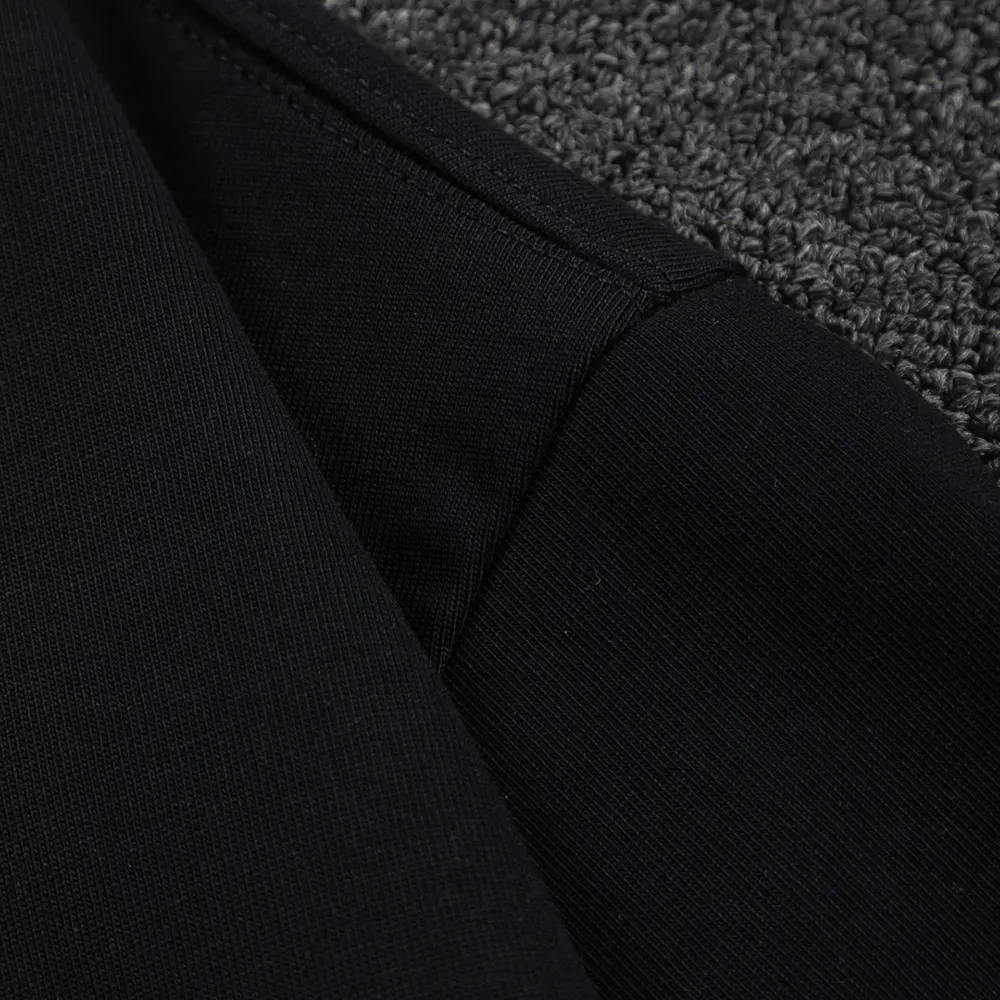 Dior Men T-Shirt with Dior Clover Embroidery Regular Fit Black Cotton Jersey - image 9