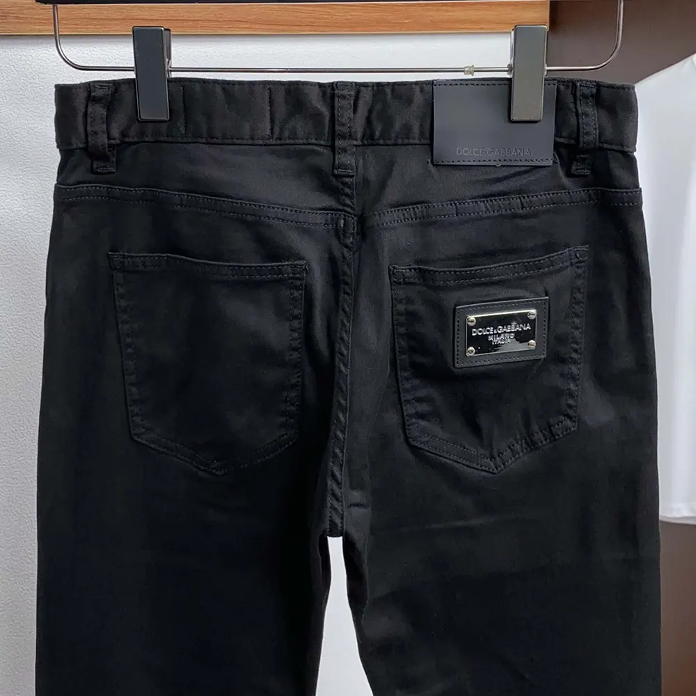 Dolce Gabbana D&G Men Black Wash Skinny Stretch Jeans-GY07LDG8 - image 6