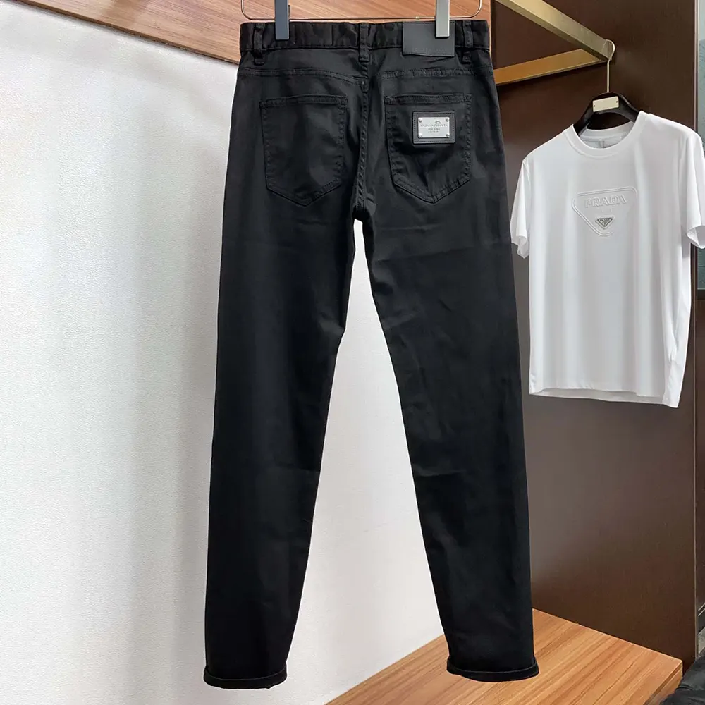 Dolce Gabbana D&G Men Black Wash Skinny Stretch Jeans-GY07LDG8 - image 4