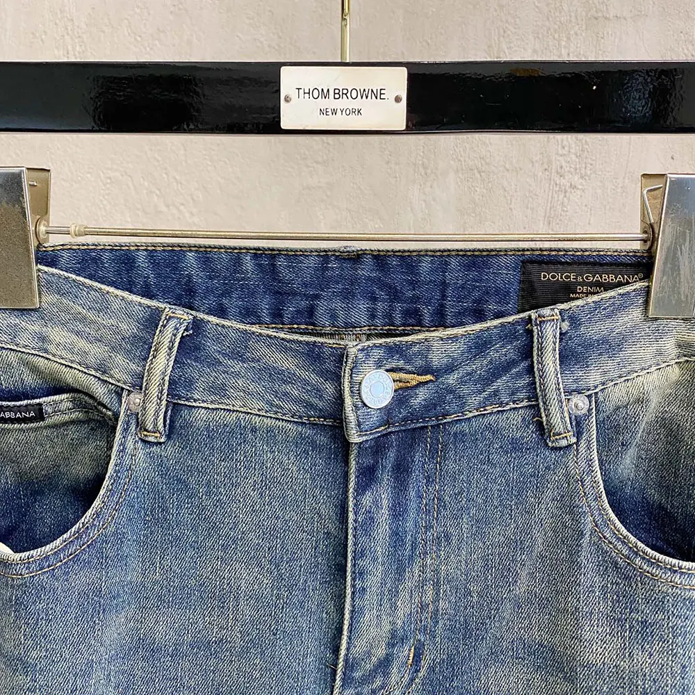 Dolce Gabbana D&G Men Regular Cotton Jeans-GYJCCDG8NR9S9001 - image 4