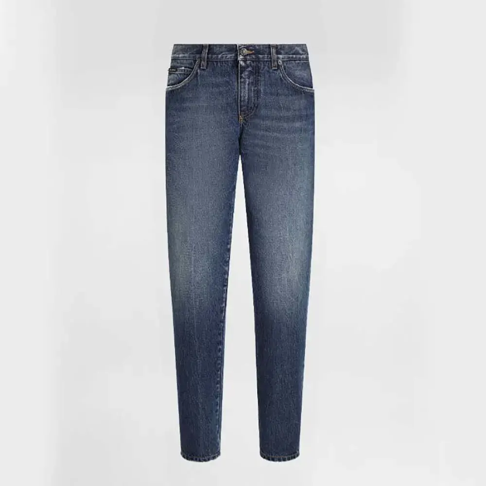 Front view of Dolce Gabbana D&G Men Regular-Fit Cotton Jeans With Tag-GYJCCZG8