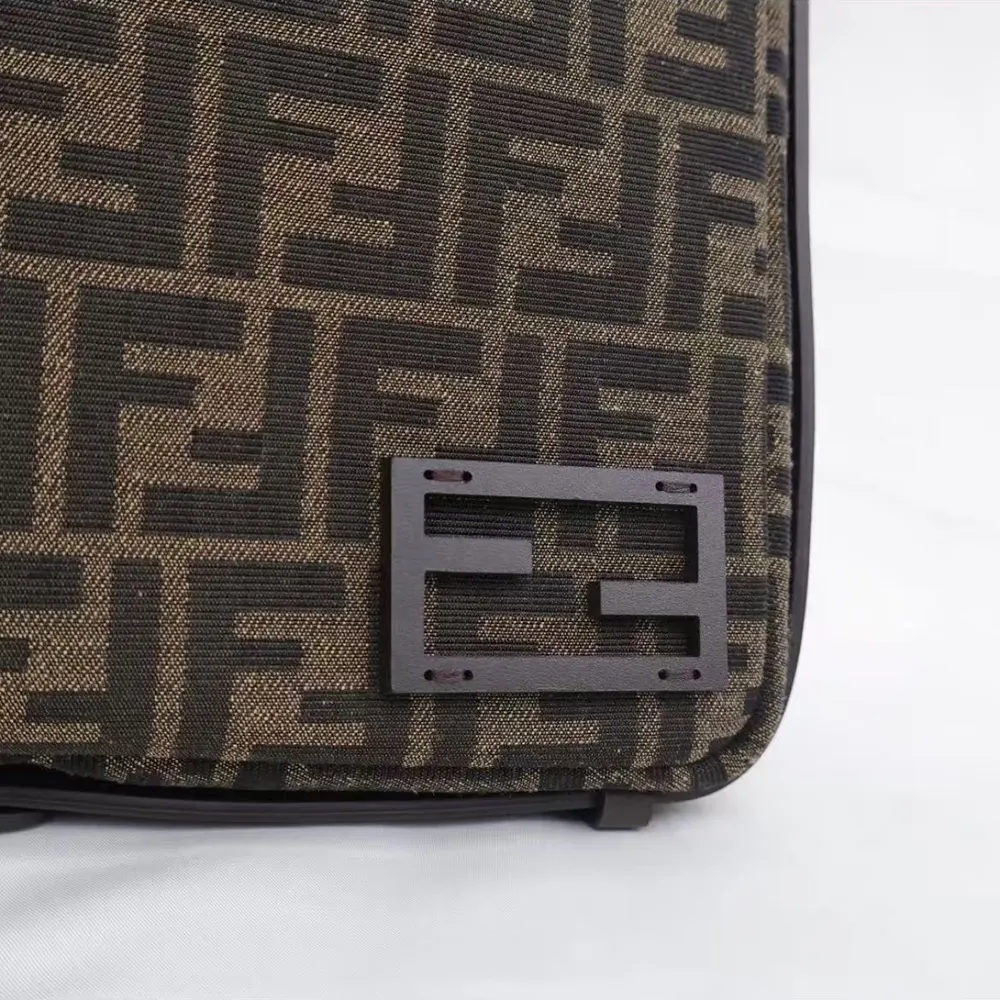 Fendi Men Simply FF Shoulder Bag with Fendi Baguette Motif - image 7