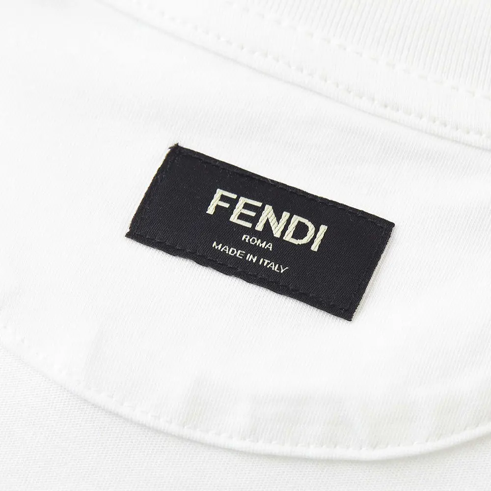 Fendi Women White Cotton T-shirt - image 8