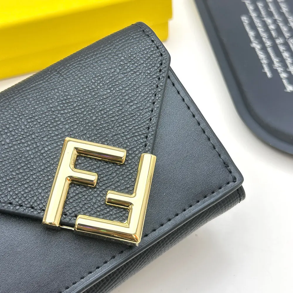 Fendi Unisex FF Diamonds Wallet Black Leather Wallet - image 10
