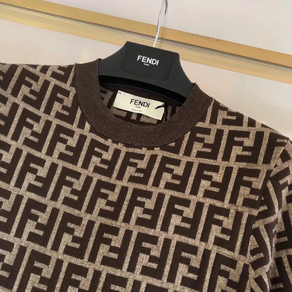 Fendi Women Brown FF Cotton Dress - image 6