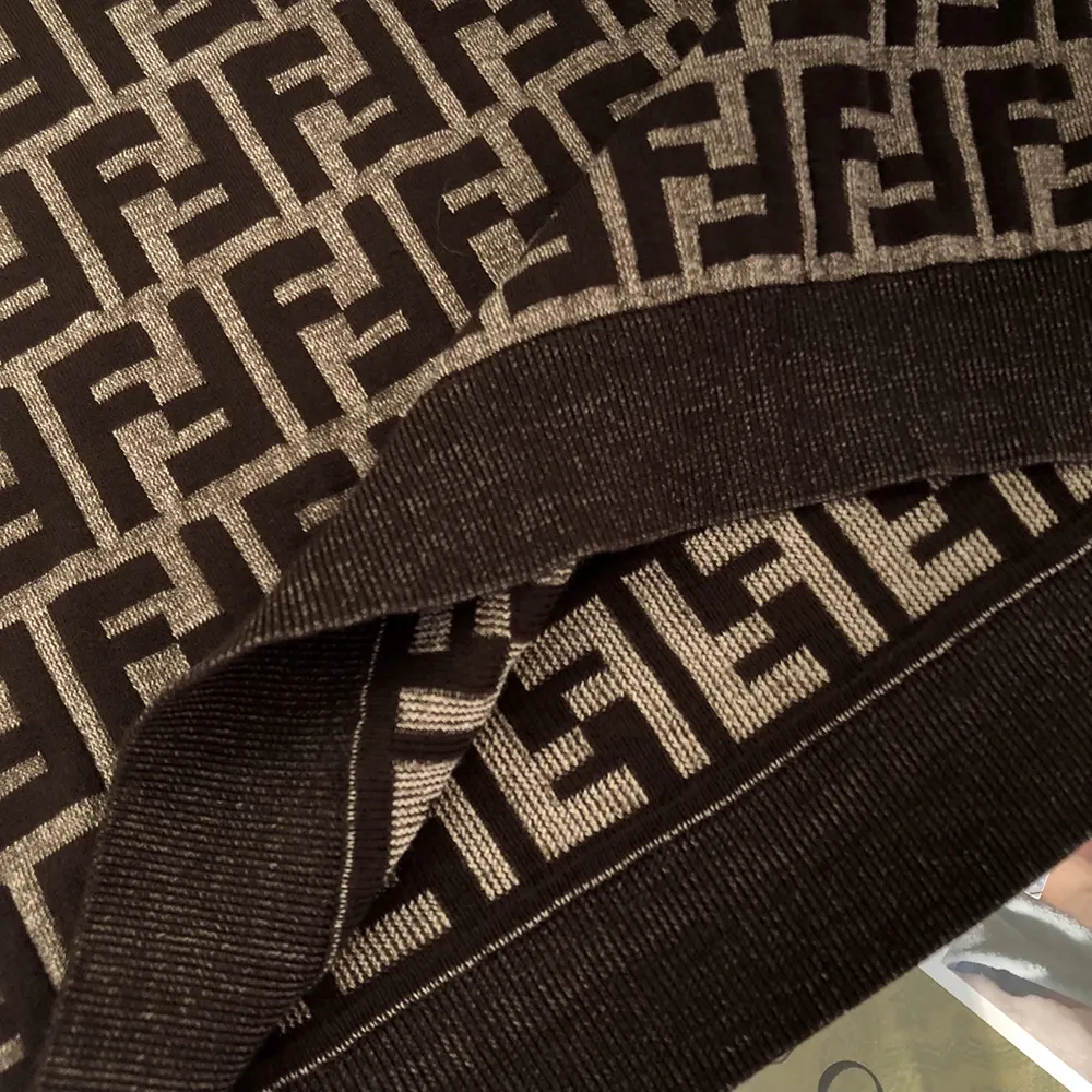 Fendi Women Brown FF Cotton Dress - image 9