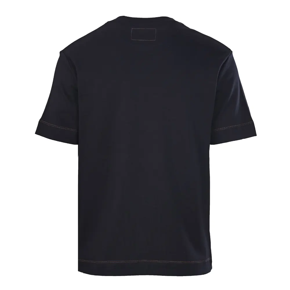 Fendi Men Dark Blue Cotton T-shirt - image 6
