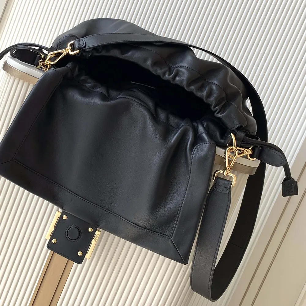 Fendi Women Mamma Baguette Large Nappa Leather Bag - image 6
