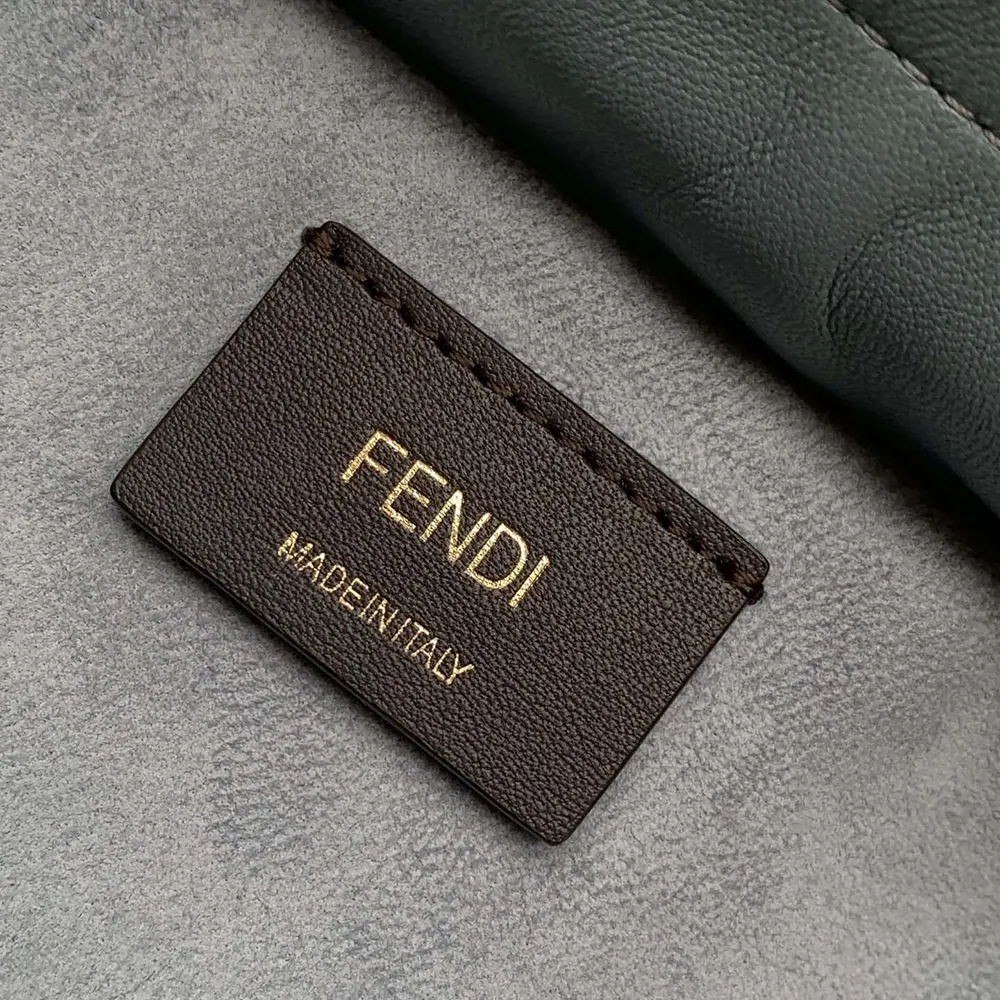 Fendi Women Mamma Baguette Small Mercury Blue Nappa Leather Mini-bag - image 10